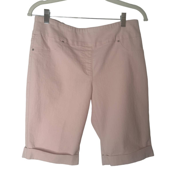 Ruby Rd Bermuda Shorts in Pink Pull-on Size 10 Petite - Picture 1 of 3